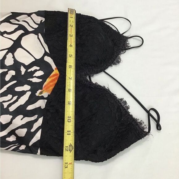 Mary L Couture Floral Silk Slip Dress Flowy Maxi Style Good Condition Size 2 - Picture 9 of 14